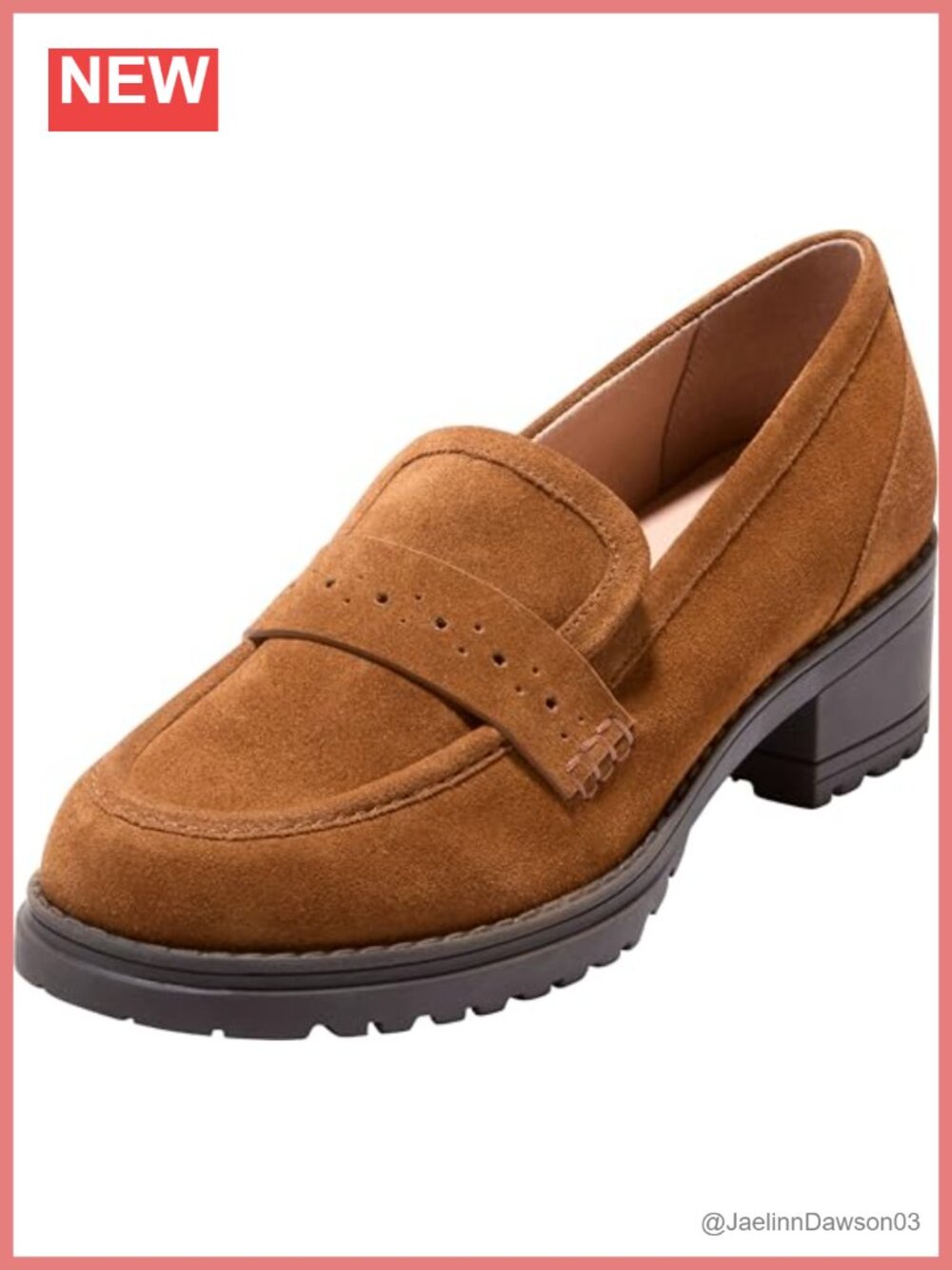 Women's Penny Loafers, Leather, Comfortable Slip-On Office Shoes